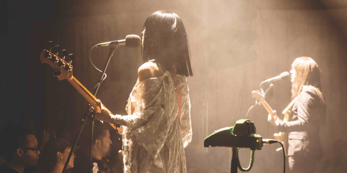 Khruangbin performing in Texas - shot by Clint young, lone sound magazine