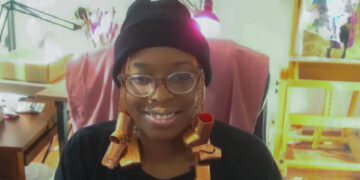 Dawn Okoro during her interview on the Lone Sound podcast